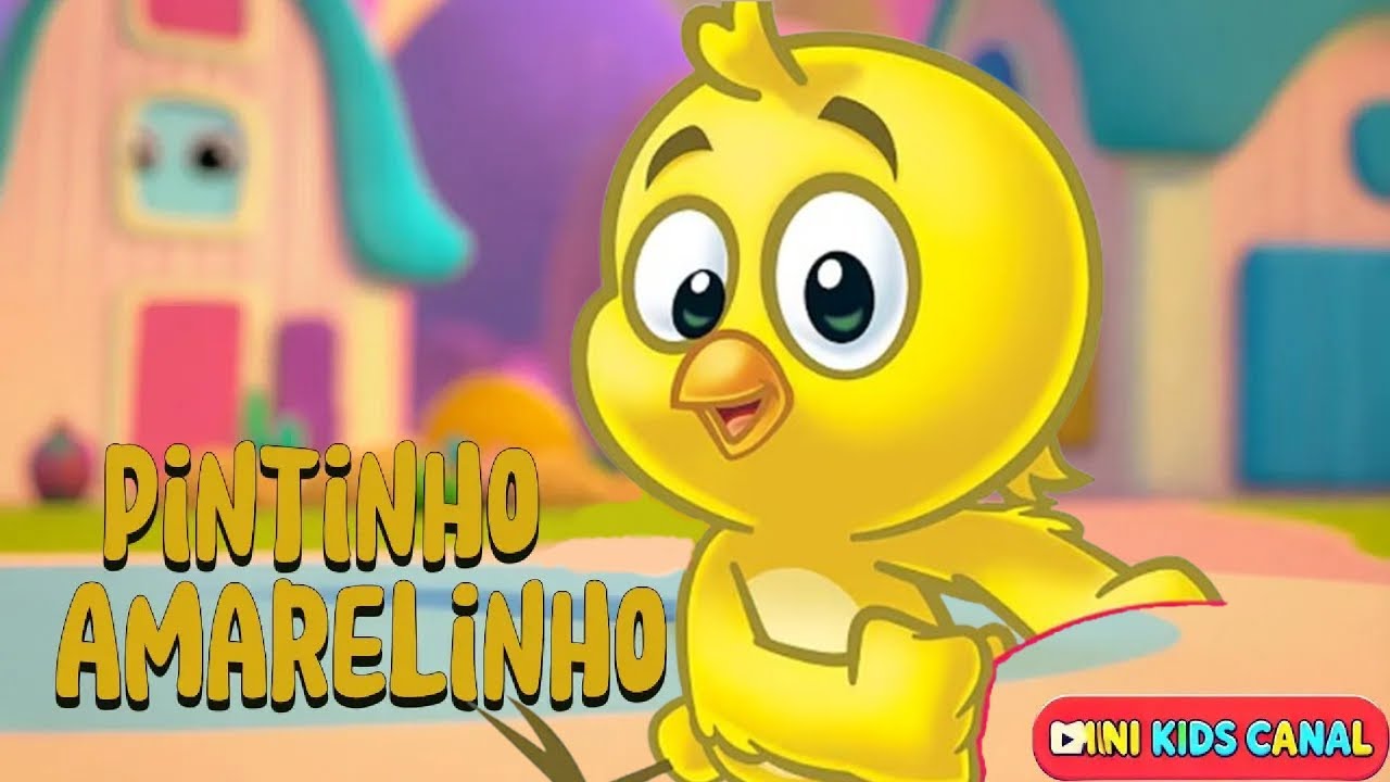 Pintinho Amarelinho | Música Infantil | Galinha Pintadinha | Mini Kids Canal | Desenho Animado