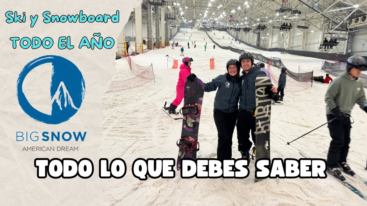 Que hacer cerca de New York City ? BIG SNOW American Dream - Monta&ntilde;a de Ski y Snowboard INDOOR.