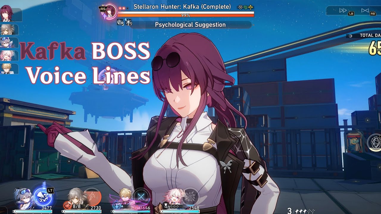 Kafka (BOSS) Combat voice lines w/ Subtitle [ID/EN] | Honkai Star Rail