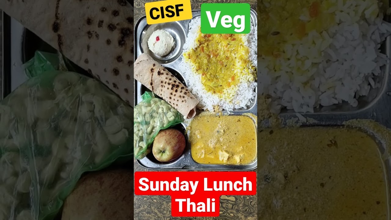 CISF Sunday Lunch 🍽️ . #shorts #viral #sscgd2022 #bsf