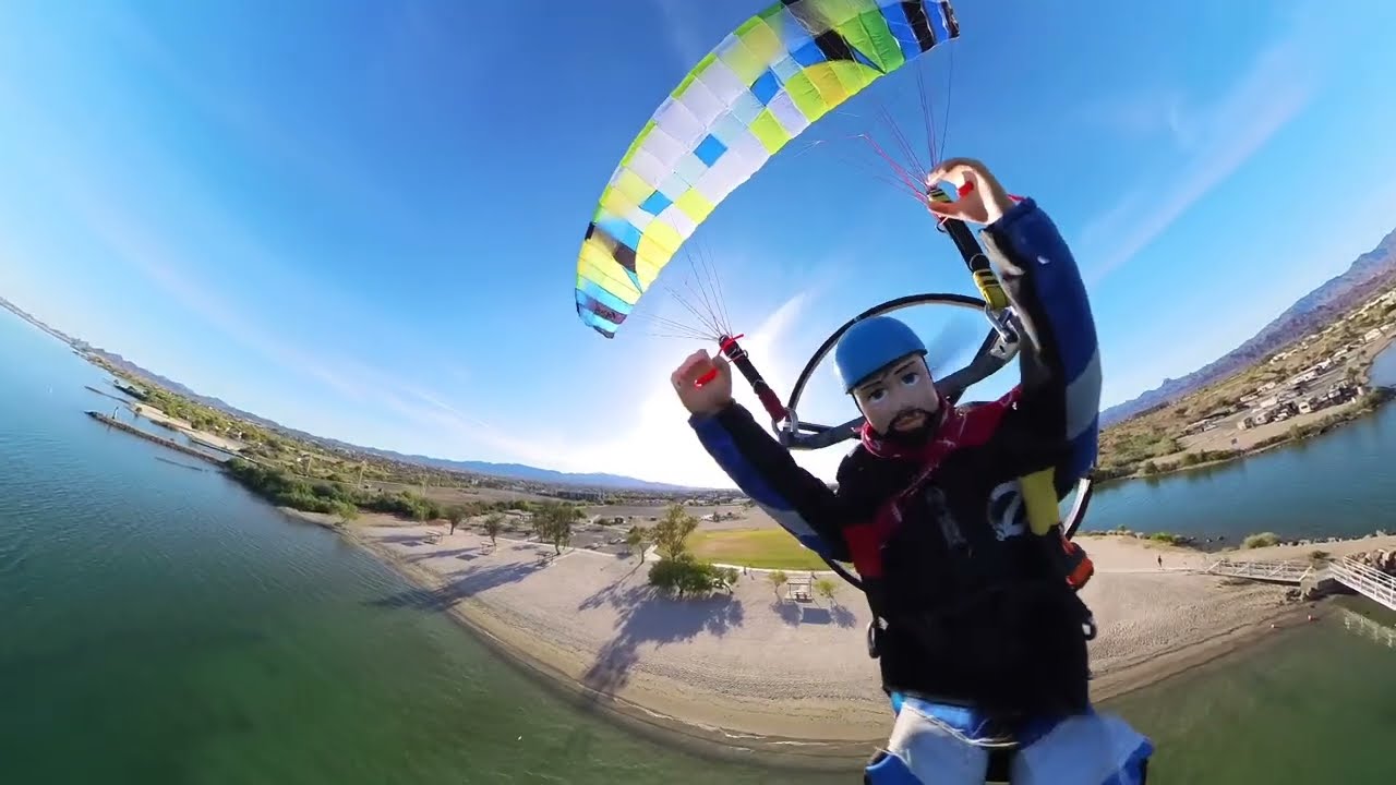Opale Paramodel Pilot Ben flies his Split 1.6m Wing