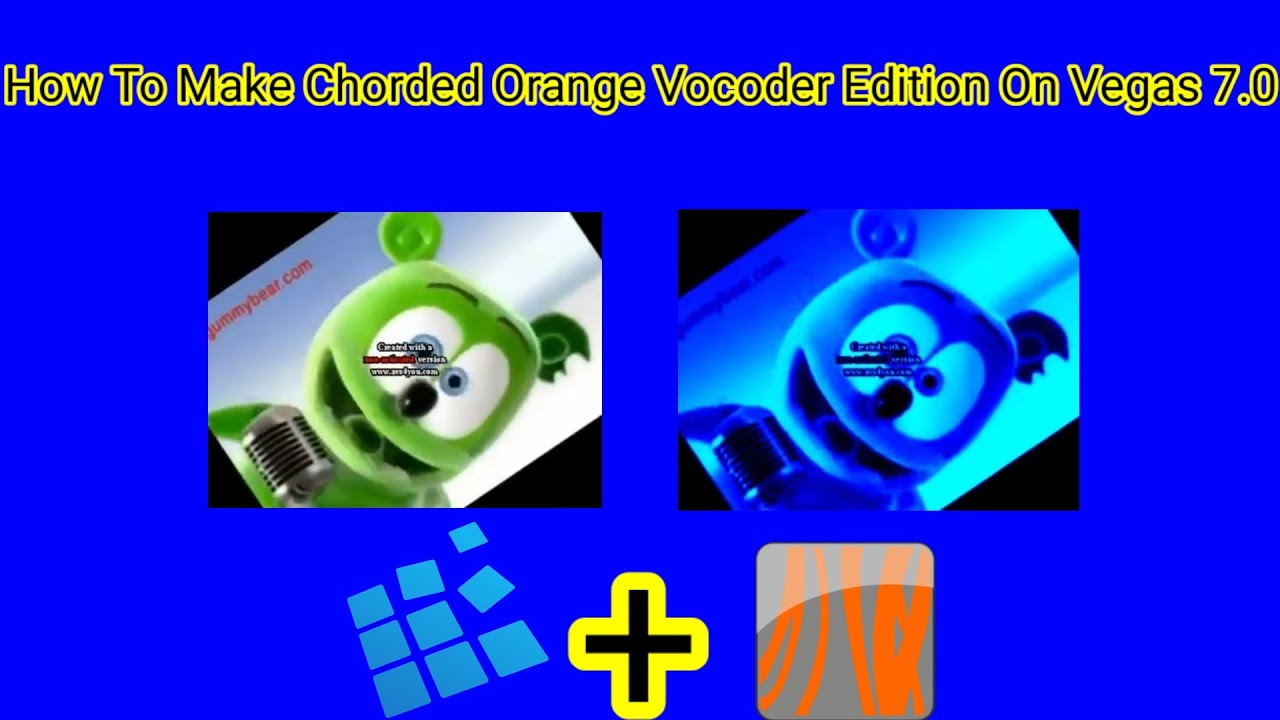 How To Make Chorded Orange Vocoder Edition On Vegas 7.0