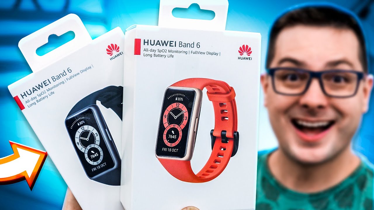 Deixou a MI BAND 6 no CHINELO? Eu AMEI essa HUAWEI BAND 6! Unboxing e Impressões!