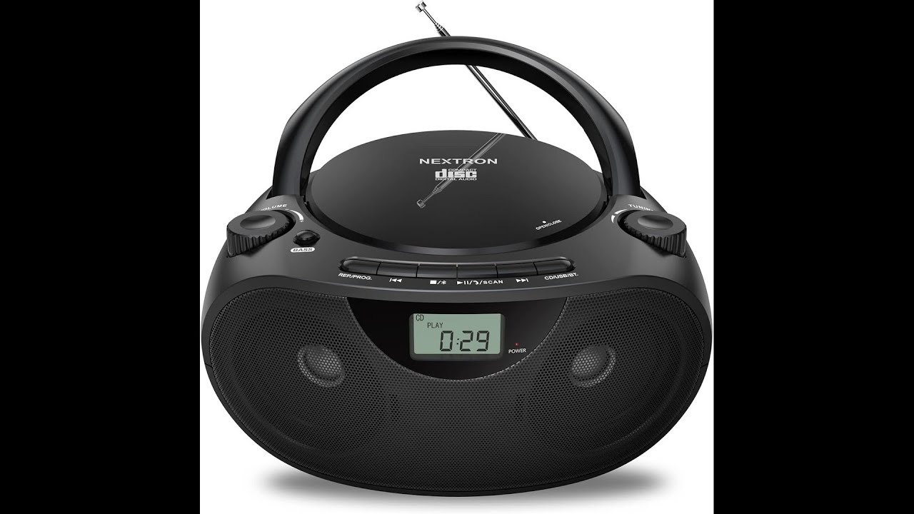 Nextron CB-500BT Boombox Review CD Player Bluetooth AM FM USB Radio