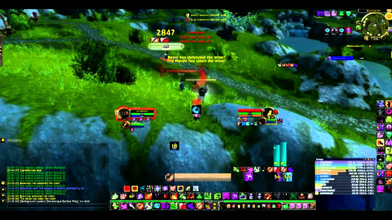 85 Affliction warlock Pvp BG#2 (4.3) Doting, Soulswaping and Fearing - Archdemon