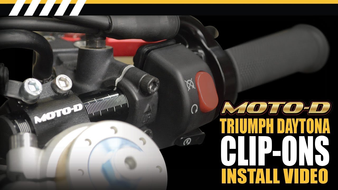 MOTO-D Triumph Daytona 675R Clip-Ons Install @ Rockwell Cycles | MOTO-D Racing