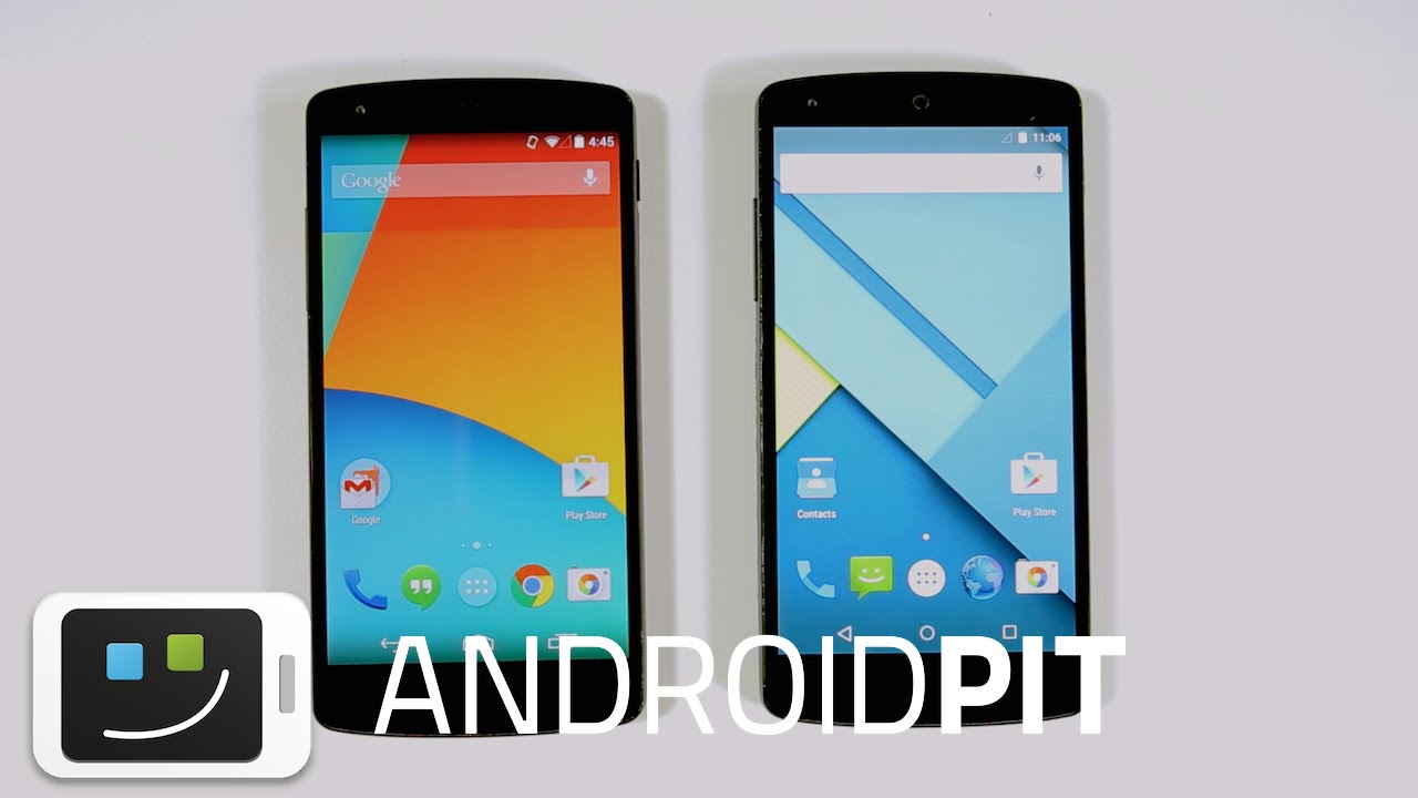 Android Lollipop vs Android KitKat