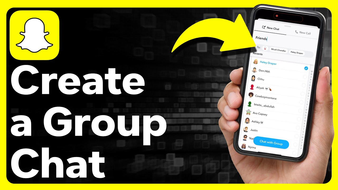 How To Create A Group Chat In Snapchat