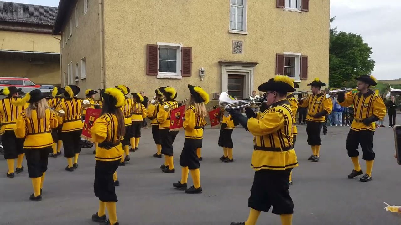 Fanfarenzug Einhart am 24.05.2025  (40Jahre Fanfarenzug Königseggwald)