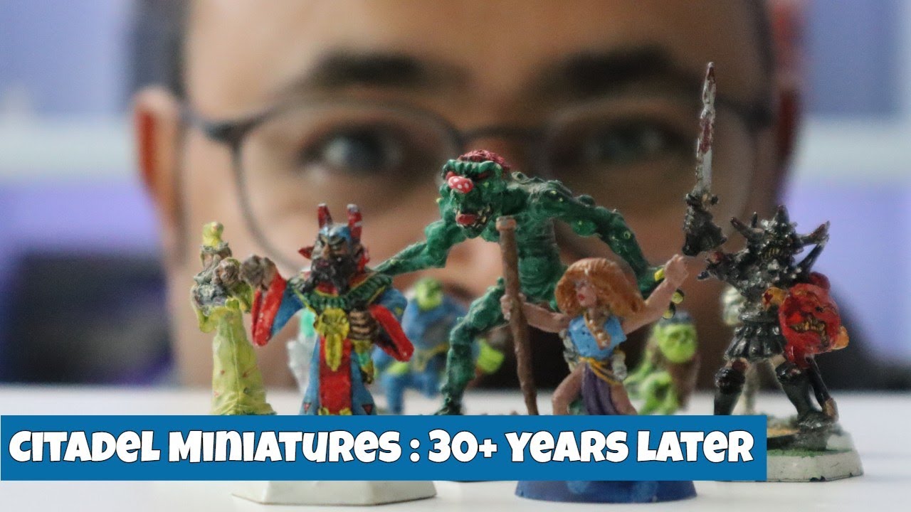 Painting Citadel Miniatures - 30 Years Later
