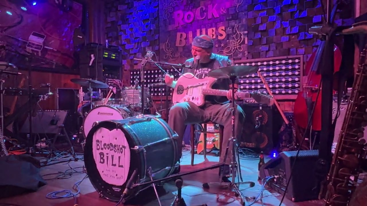 BLOODSHOT BILL live Rock and Blues Zaragoza 24/5/2025 9,53