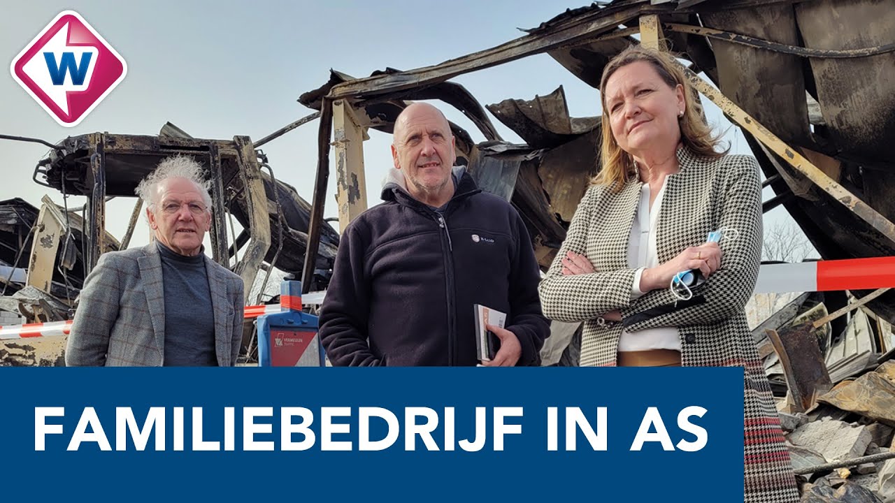 Enorme ravage na brand bij familiebedrijf: 'Het lijkt wel oorlogsgebied' - OMROEP WEST