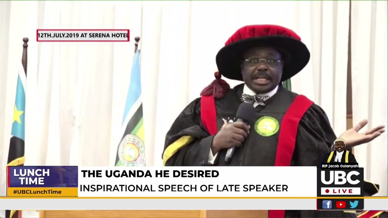 The Uganda he Desired! - Oulanyah's Inspirational Speech at his PhD Graduation.