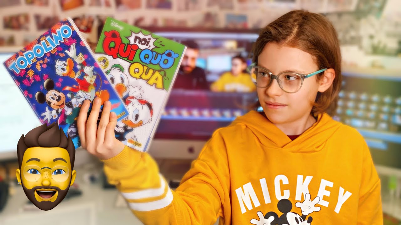 Fumetti per bambini? Topolino e Qui, Quo e Qua spiegati da Anna / FUMETTOPOLI ep.1 | Lucadeejay