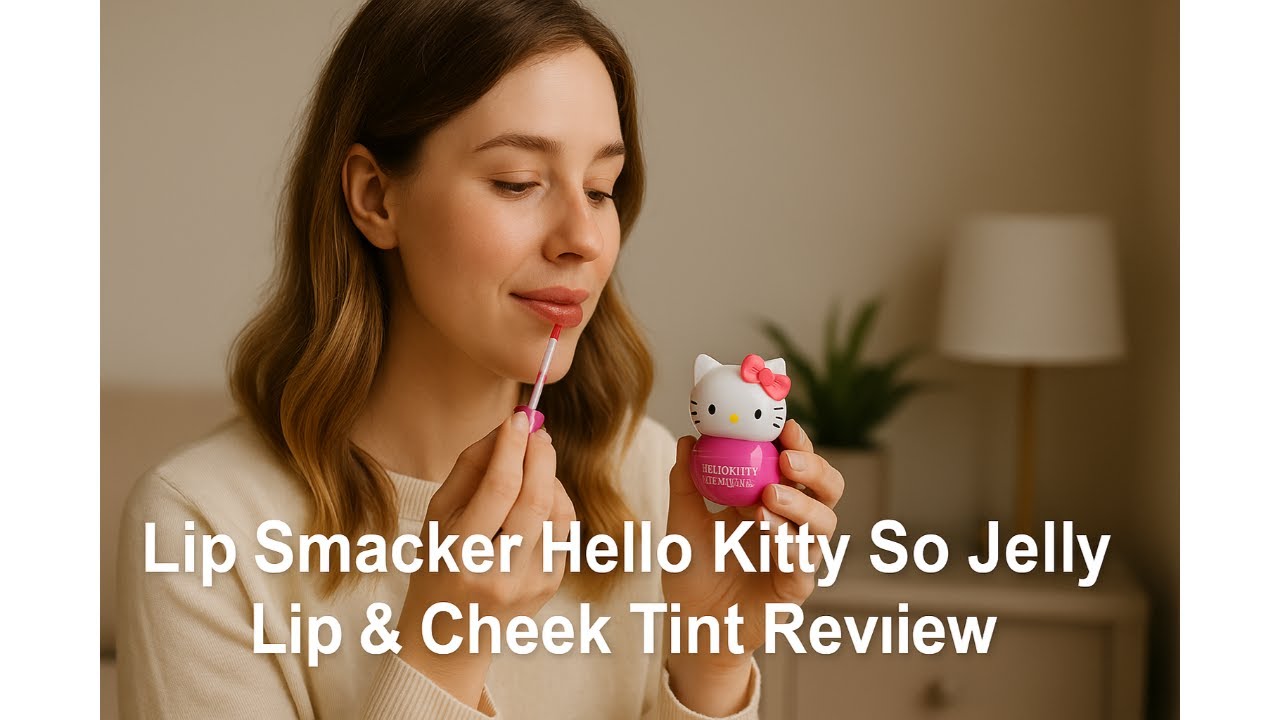 💄 Lip Smacker Hello Kitty So Jelly Lip & Cheek Tint Review 💄
