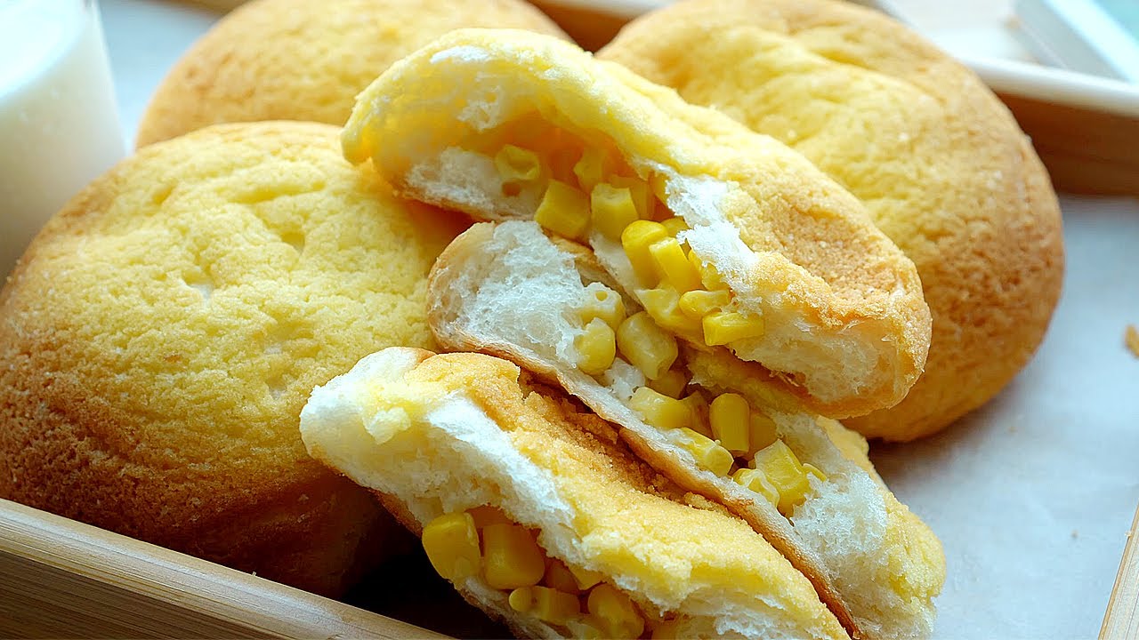옥수수빵 만들기/ 삼송빵집스타일 마약 옥수수빵/corn bread