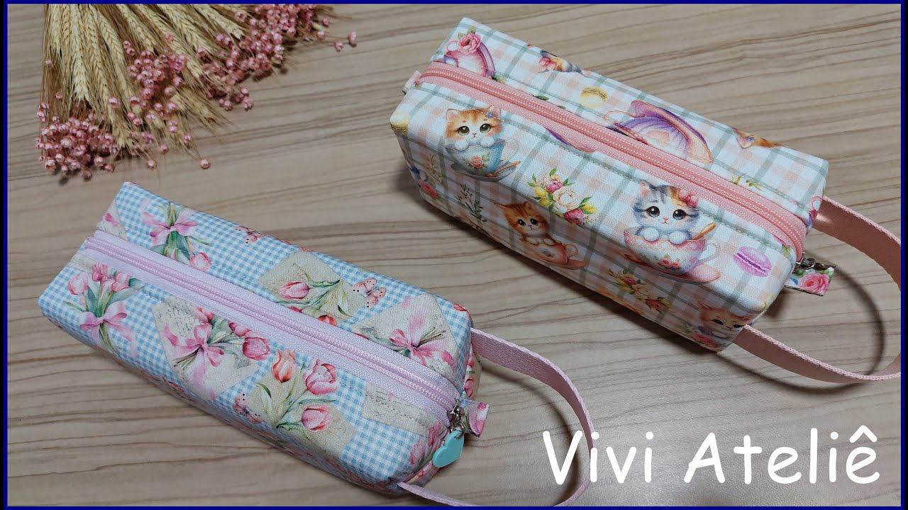 Nécessaire Box Fácil de Costurar | Passo a Passo | Vivi Ateliê