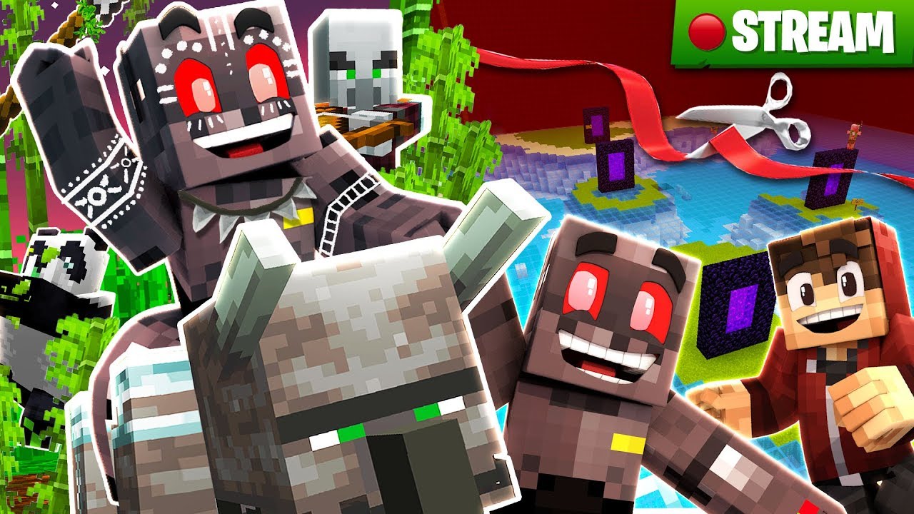 Minecraft The Deep End SMP Nether Hub Stream 3