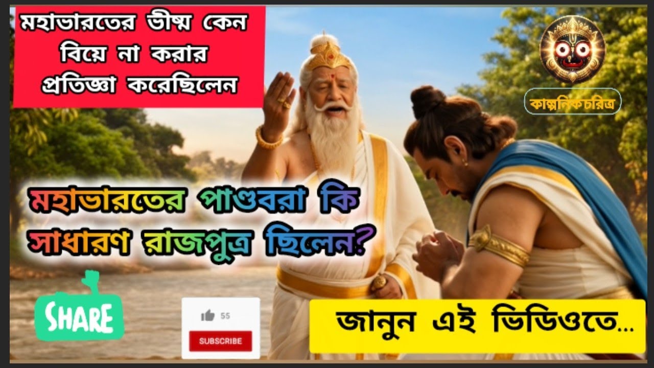 মহাভারতের ভীষ্ম কেন বিয়ে না করার প্রতিজ্ঞা করেছিলেন?🔱 #হিন্দুপুরাণ #mahabharatkotha
