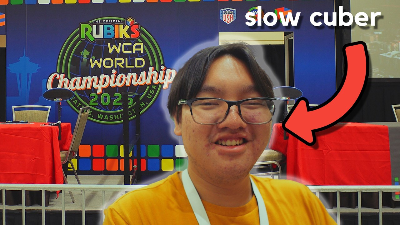 Slow Cuber Goes To The Largest Rubik's Cube Competition (WCA Worlds 2025)
