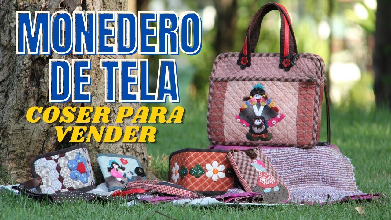 COSTURA CREATIVA// MONEDERO CON BOLSILLO//DIY