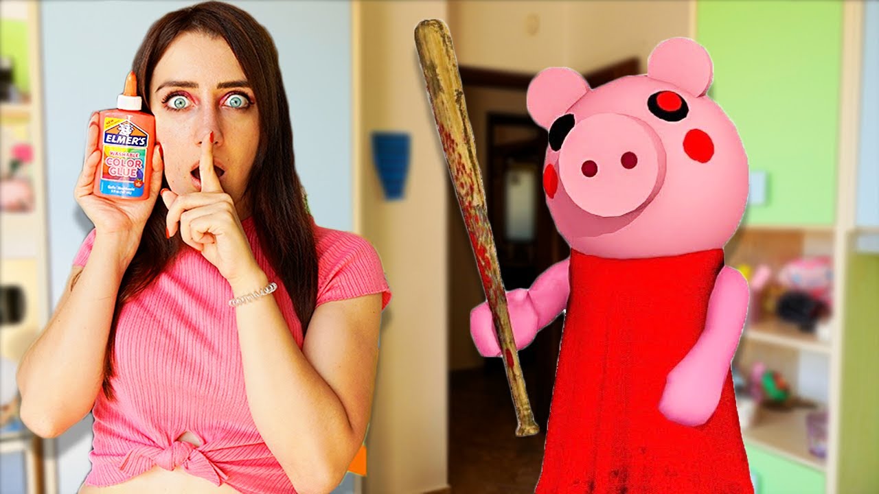 TROVA GLI INGREDIENTI SLIME NASCOSTI DA PIGGY ROBLOX CHALLENGE!!!