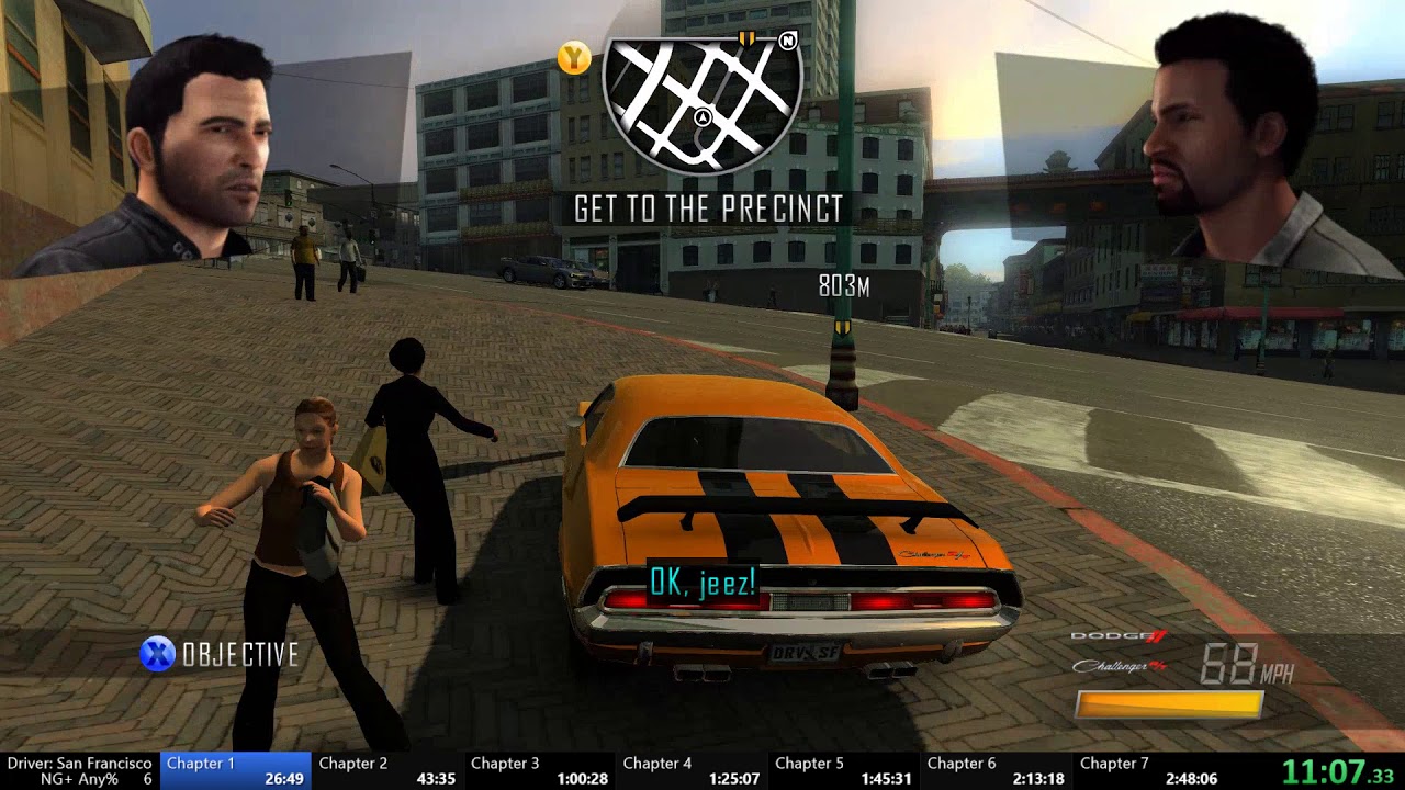 Driver: San Francisco New Game+ Any% 2:32:19.87 [Former WR]