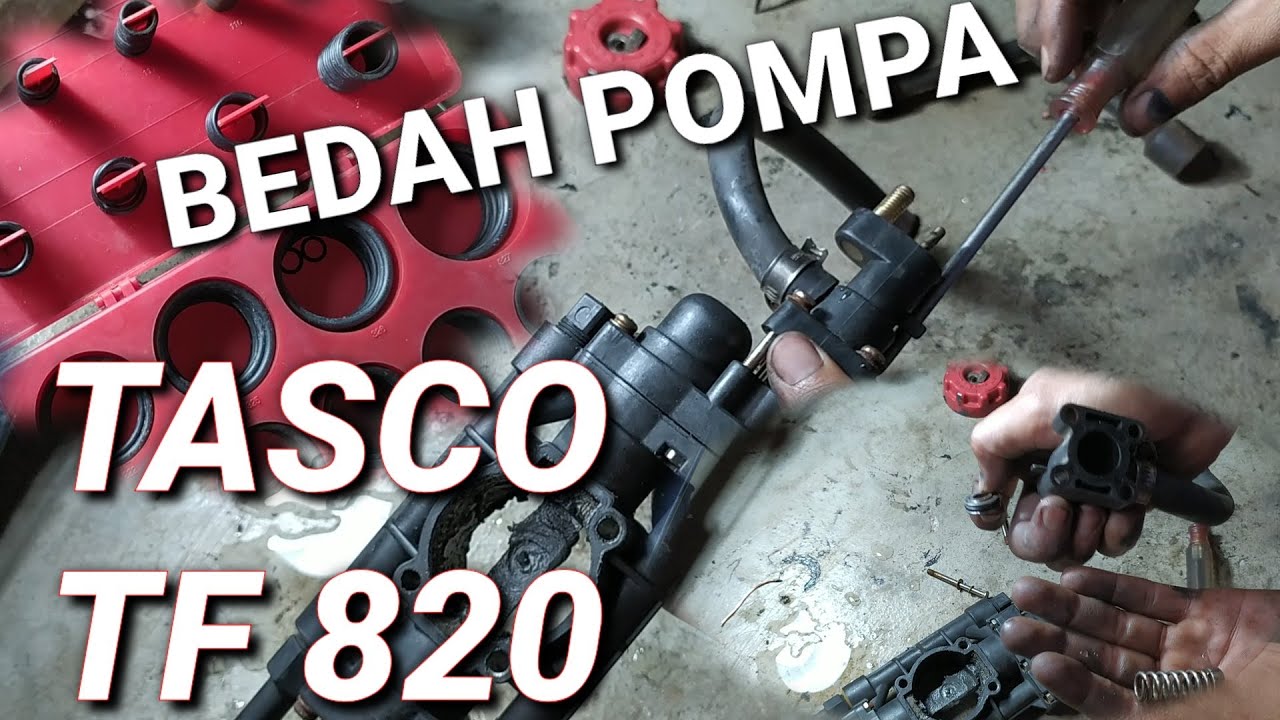 Bedah pompa mesin semprot tasco tf 820.