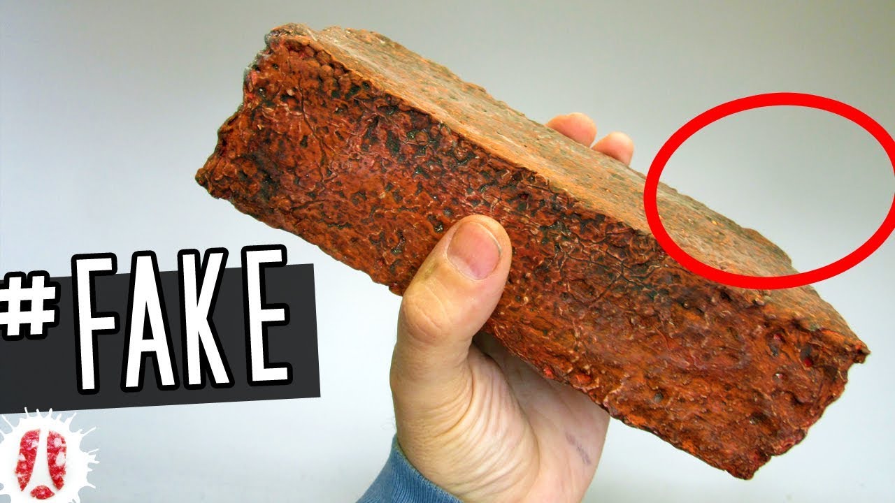 HOW TO Make A Fake Brick Or Stone Prop,  For A Film or Theater Play #DIY #Prop
