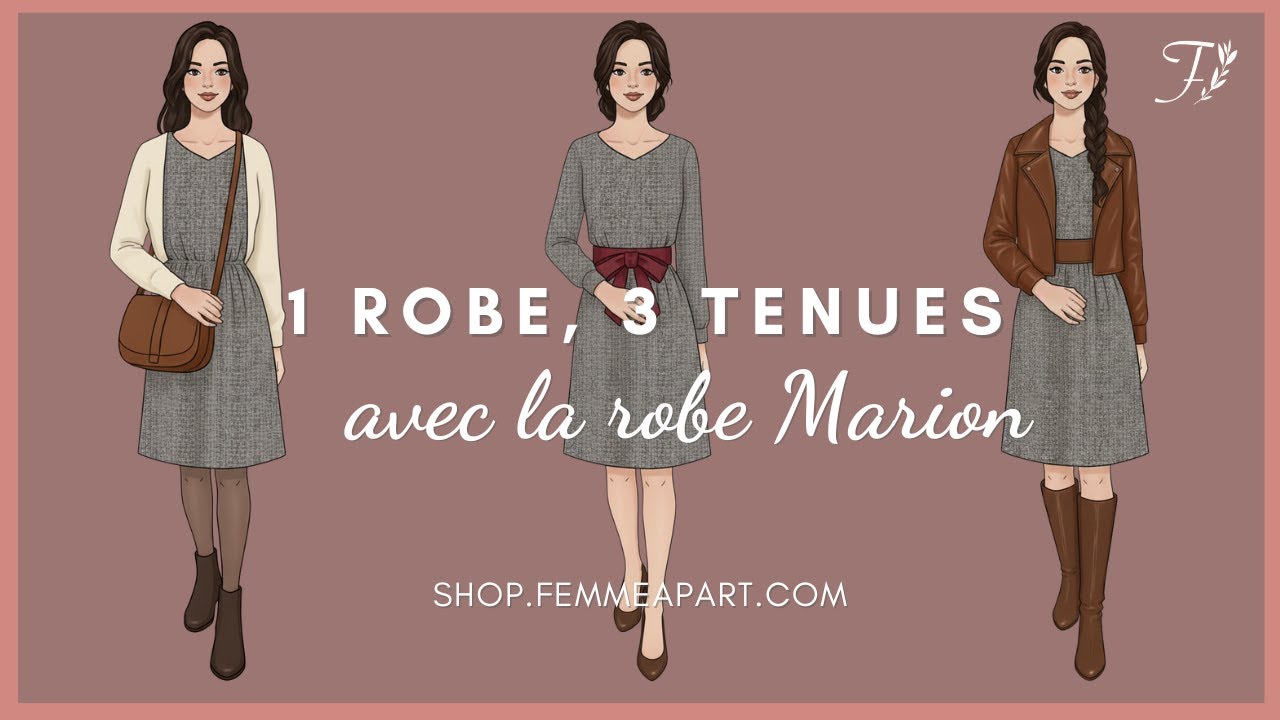 1 robe, 3 tenues pour rayonner au quotidien
