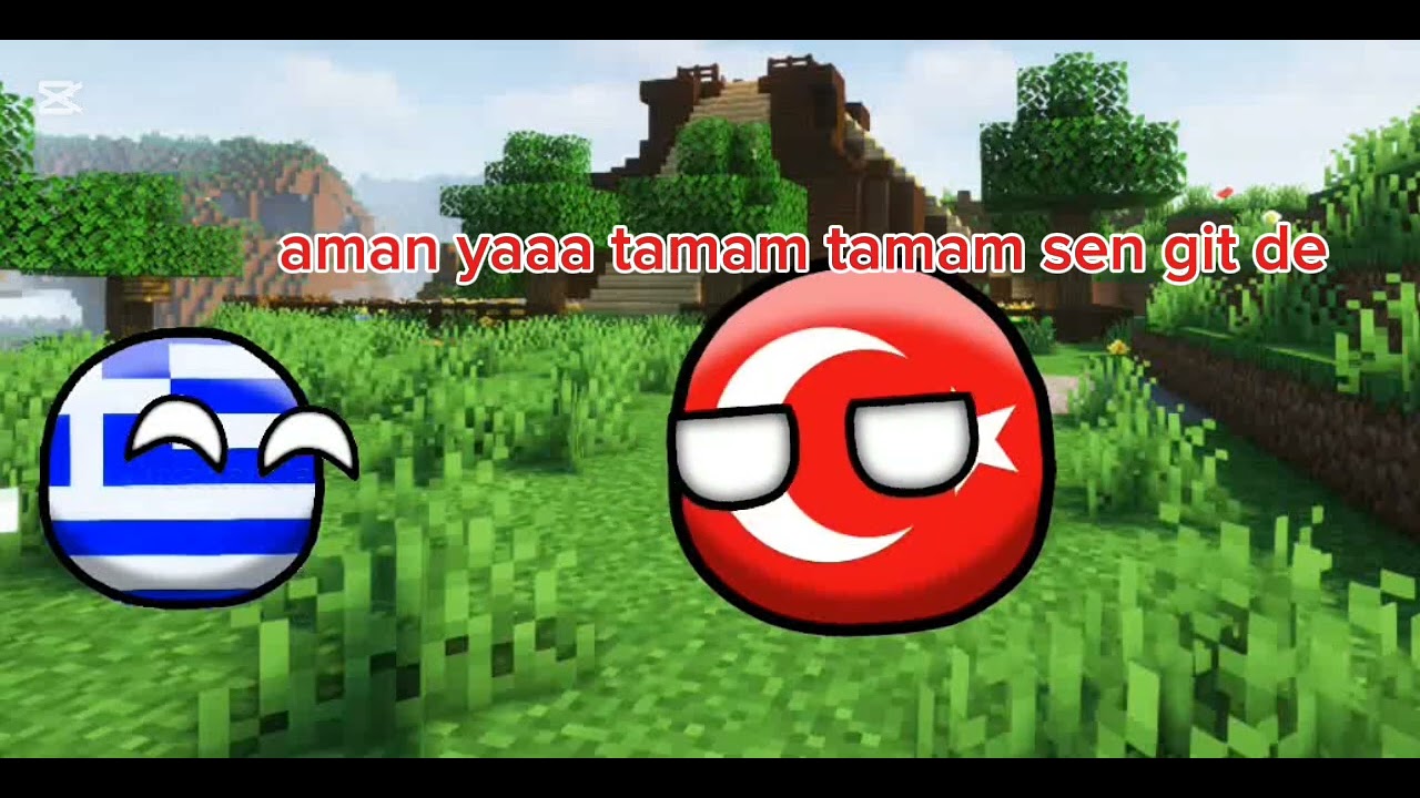 Türkiye ve Yunanistan Minecraft evrenine gidiyorlar part 1