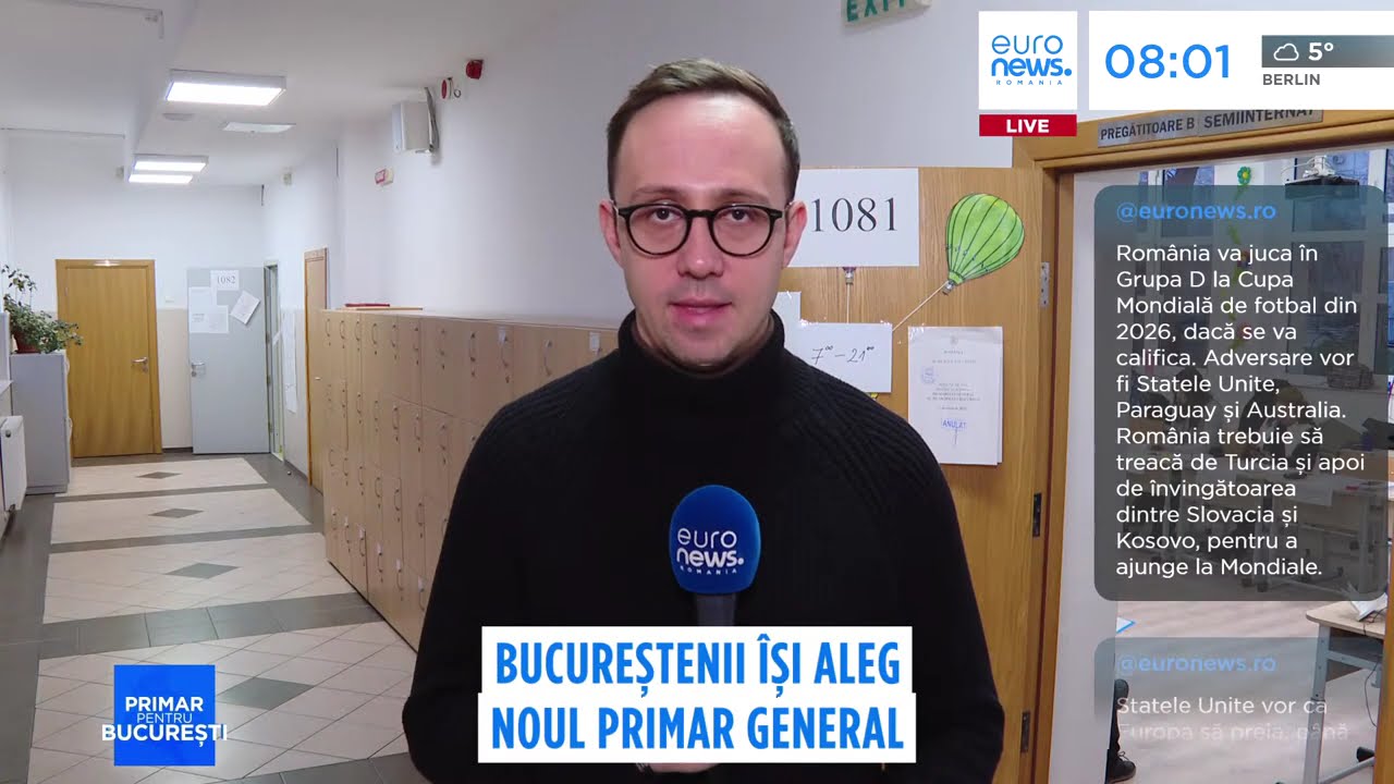 Bucureștenii &icirc;și aleg noul primar al Capitalei. Prezența la vot la ora 8:00