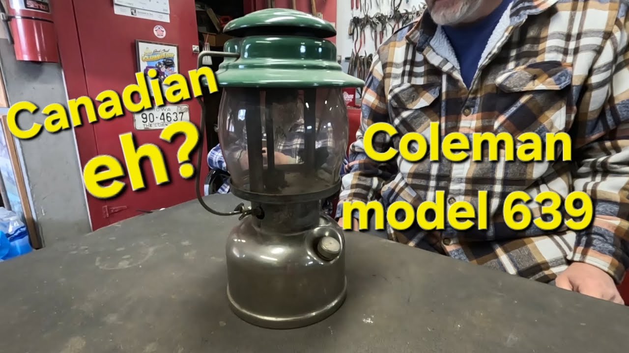 1977 Coleman model 639, Let's try to revive this vintage Canadian Coleman kerosene lantern!