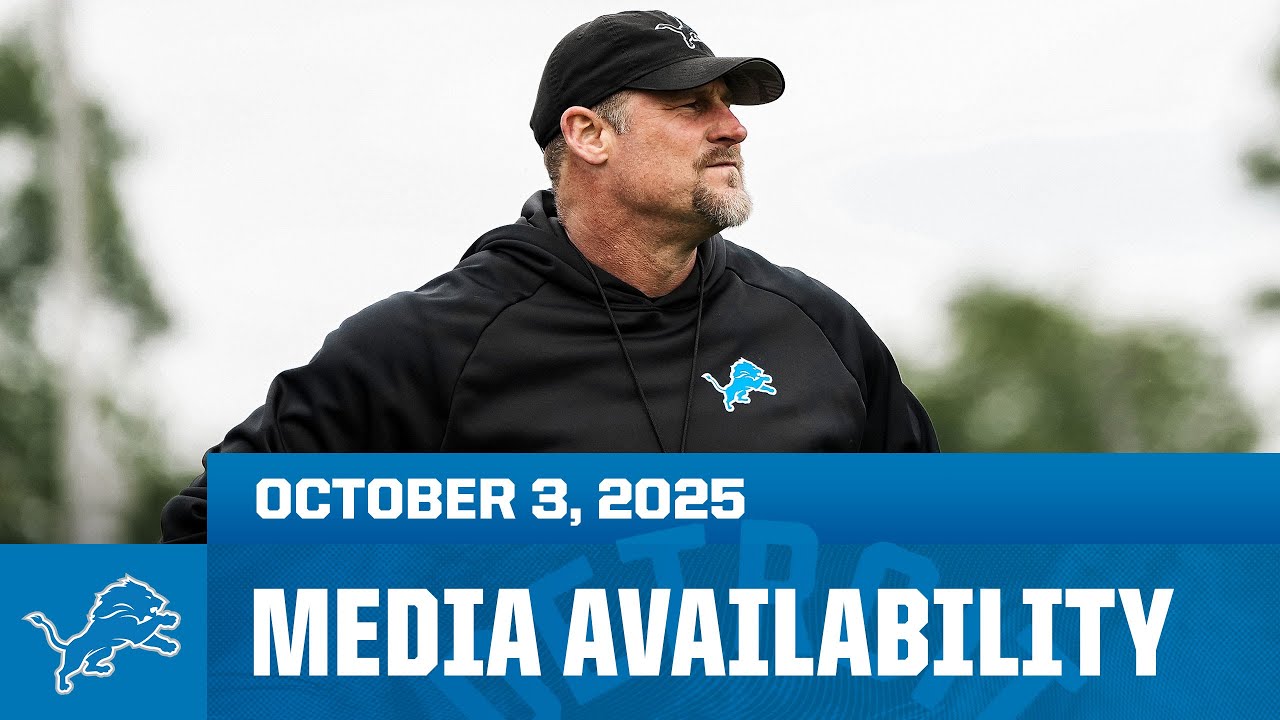 Dan Campbell Press Conference | Oct. 3, 2025
