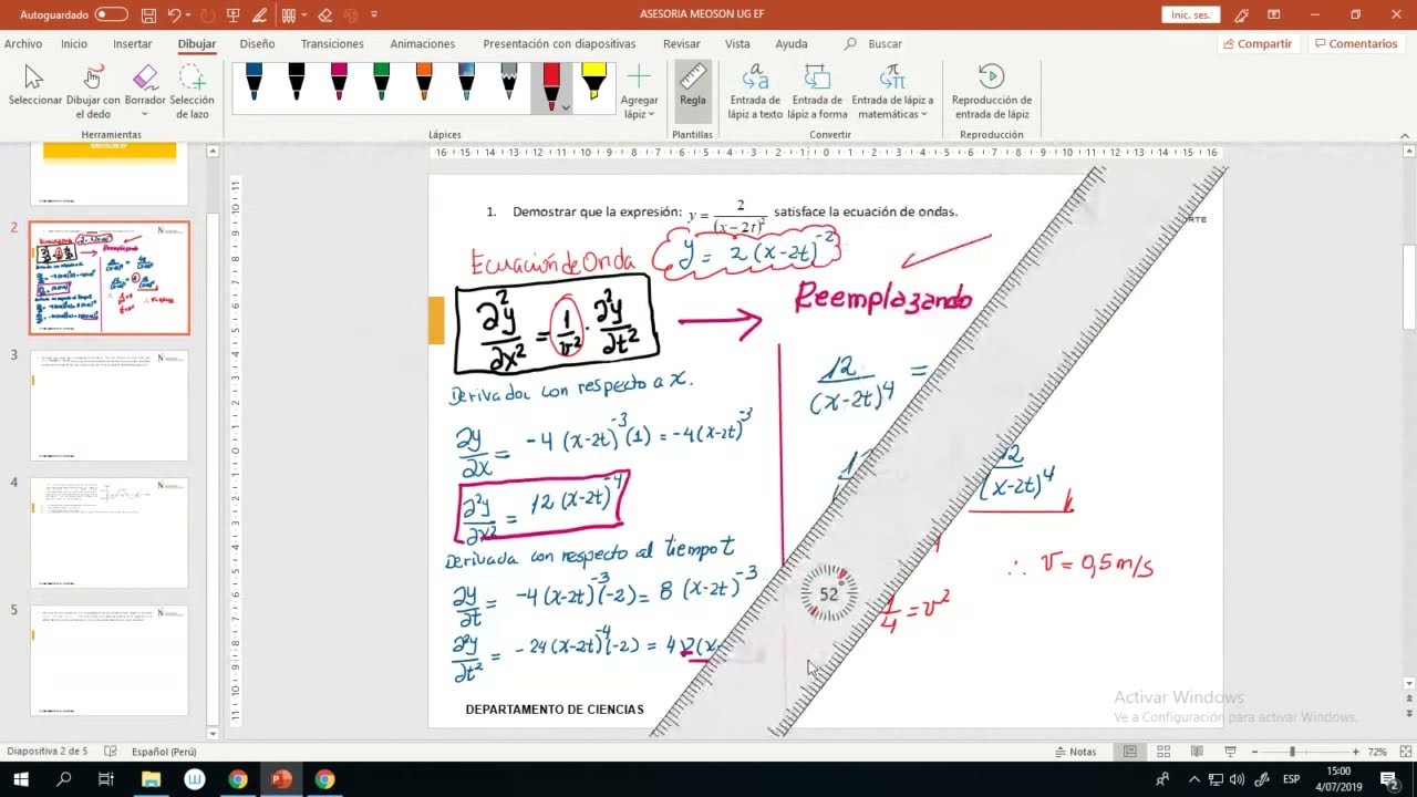 Física Upn - Ejercicios resueltos de ondas mecánicas - Académico
