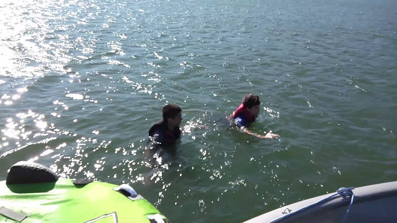 Hunter, Joshua, and Montti at Hagg Lake