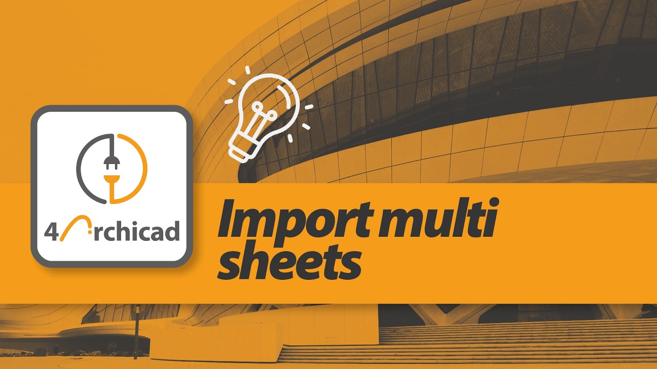 PointCab 4Archicad Plugin 3.0: импорт нескольких листов