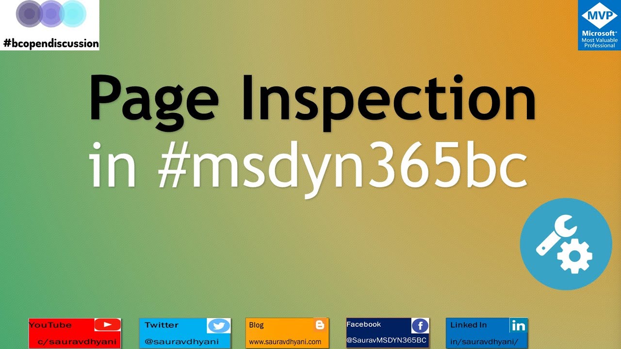 Page Inspection in #msdyn365bc