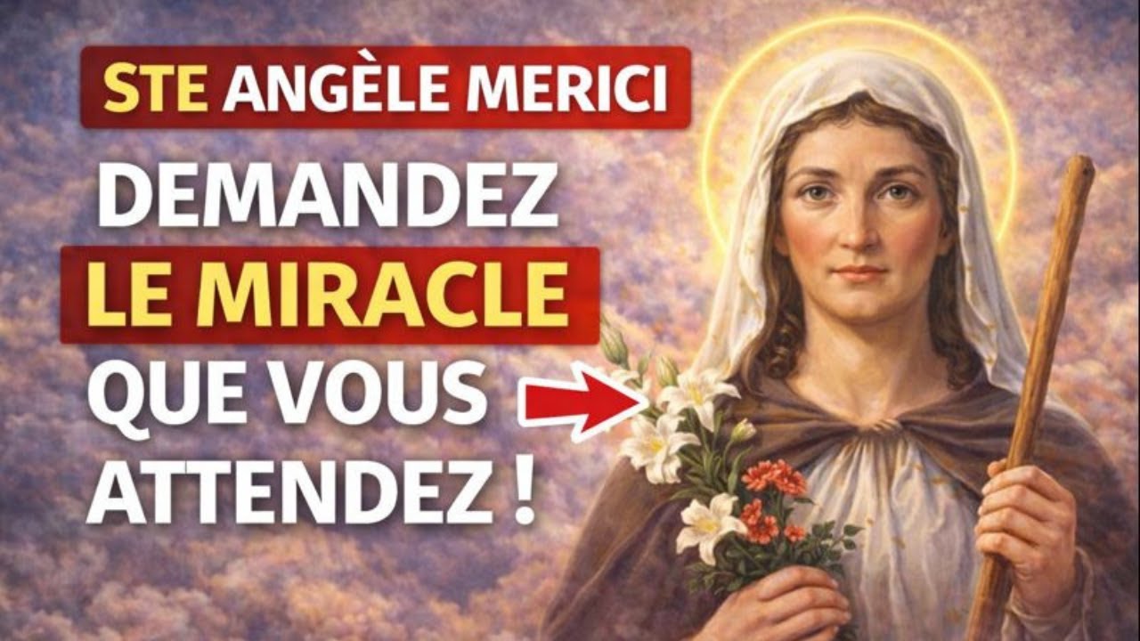 27 JANVIER  SAINTE ANGÈLE MERICI — LA PRIÈRE QUI DÉBLOQUE LE MIRACLE QUE TU ATTENDS