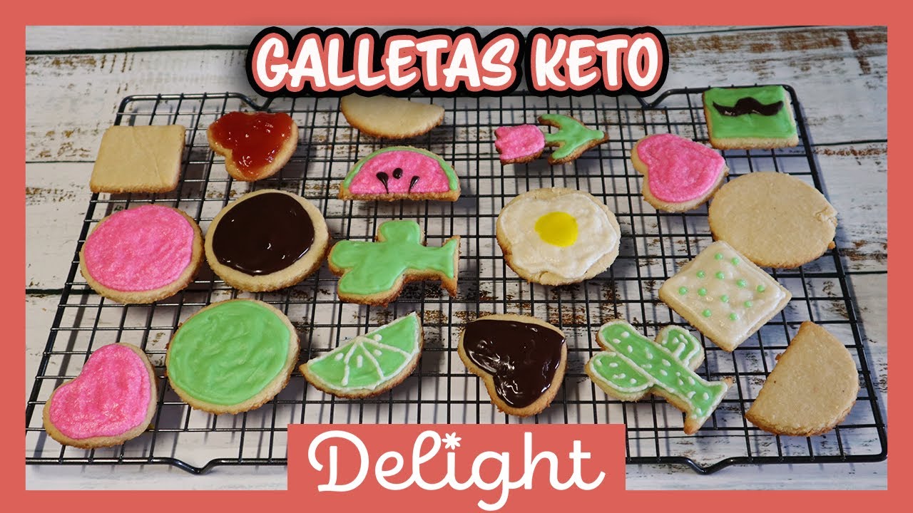 GALLETAS KETO | Galletas de mantequilla y Queso Crema (Recetas Keto) Keto Sugar Free Cookies