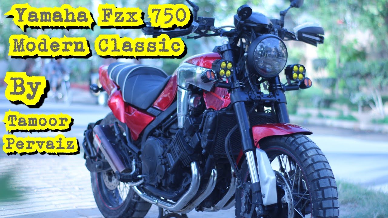 Project Yamaha Fzx 750 As Modern Classic extreme mods By Tamoor Pervaiz (Multan)