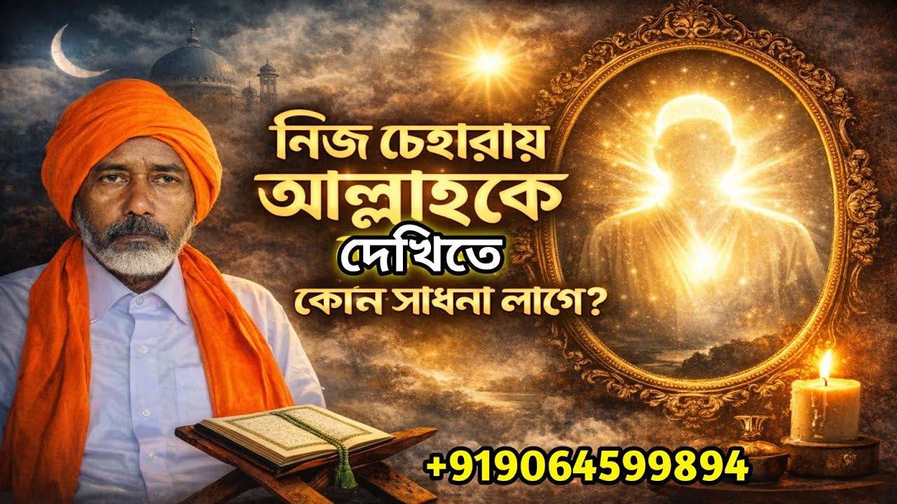 নিজ চেহারায় আল্লাহকে দেখতে কোন সাধনা লাগে? | মারেফতের গভীর রহস্য