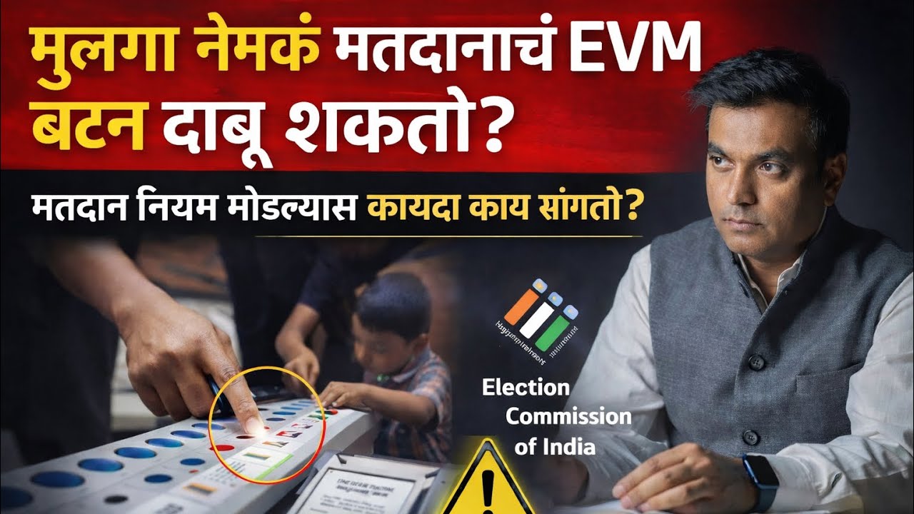‘पोरखेळ’ Mohite Patil, Bhumre दोघांवर गुन्हा? अधिकारी अडचणीत. One Button, Many Questions! EVM नियम?