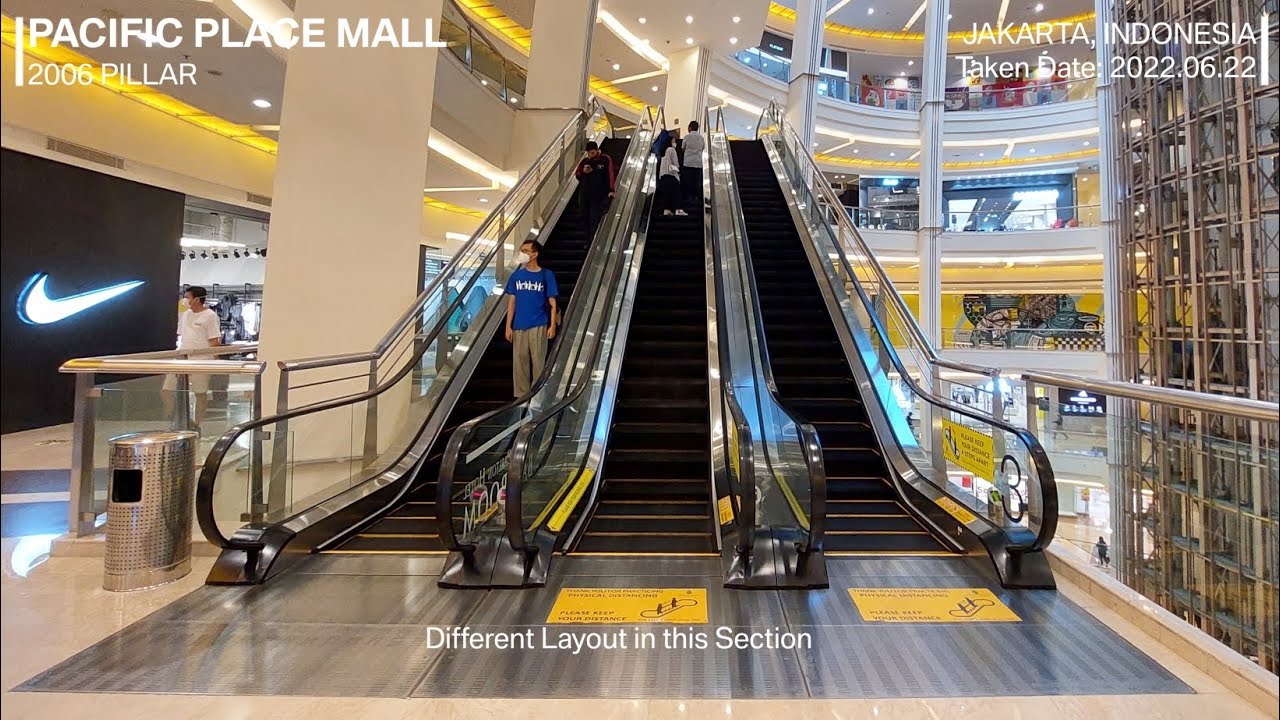 Toshiba MS Escalators at Pacific Place Mall, Jakarta (Main Atrium)
