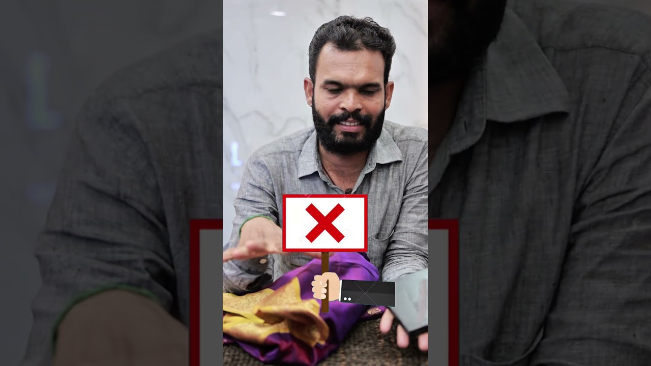 How to Check Silk Saree For Silver Zari 💰✨|Silk Saree Resale| Saravana Pattu Centre #silksareebuyers