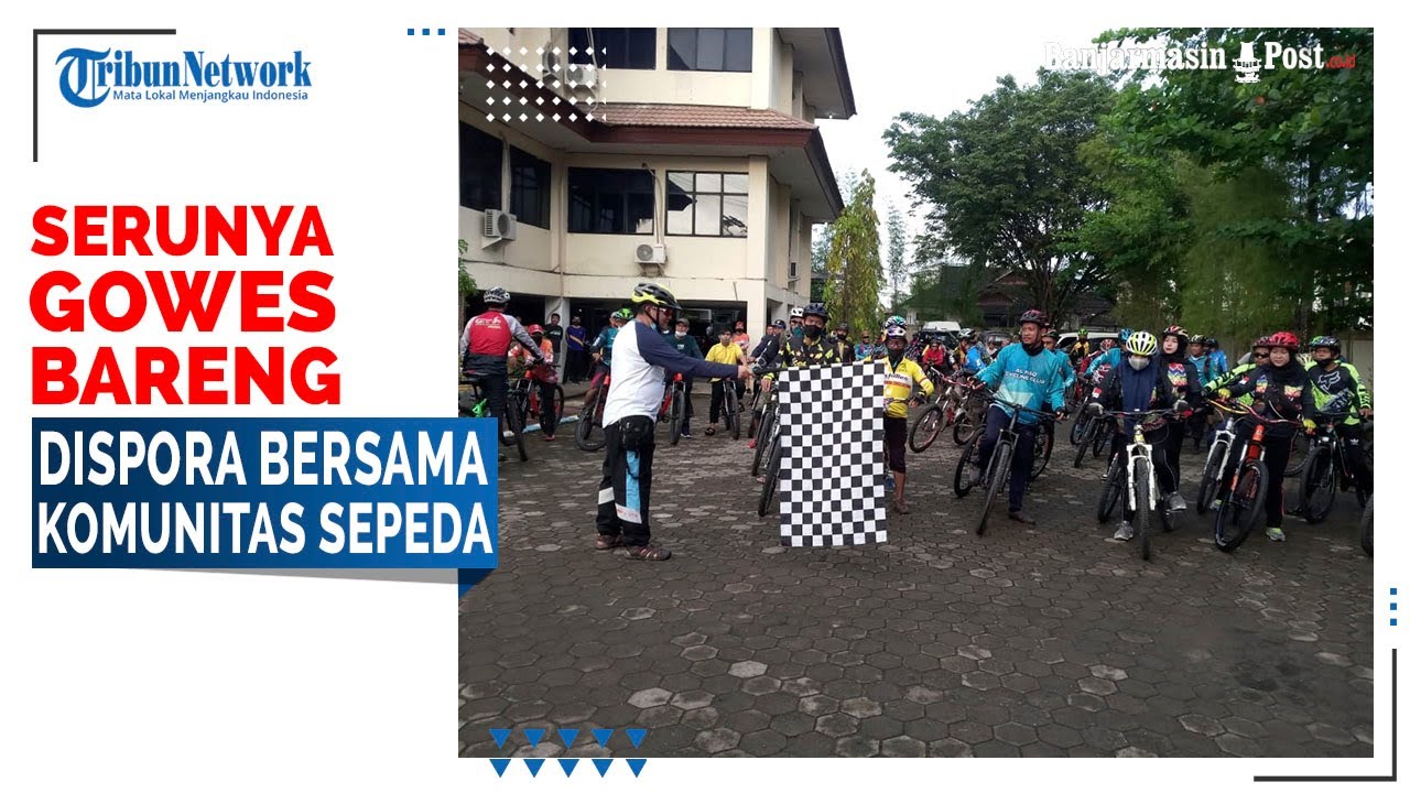 Serunya Gowes Bareng Dispora Bersama Komunitas Sepeda