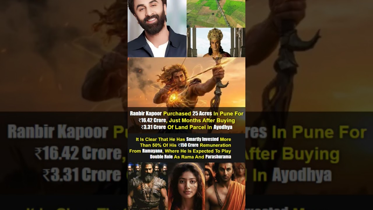 Ranbir Kapoor purchased 25 acre in Pune for ₹16.42 Crore, months after buying land parcel in Ayodhya