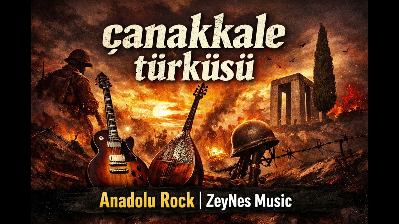  ÇANAKKALE TÜRKÜSÜ | Anadolu Rock / Folk Metal 🎶ZeyNes Music🎶