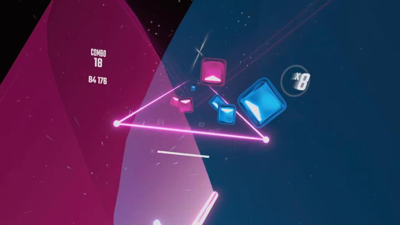 Beat Saber Power of the saber blade Expert+ Slower song PSVR 2