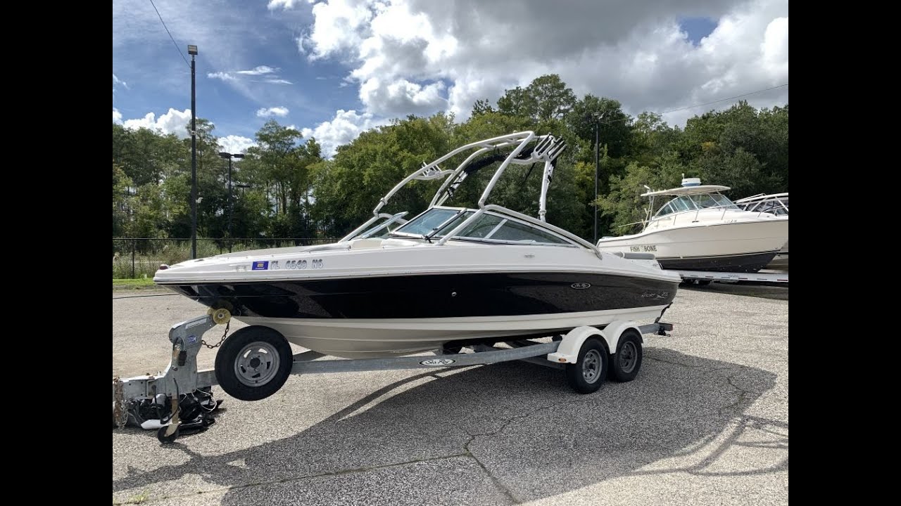 Used 2008 Sea Ray 205 Sport 21ft. Bowrider Boat For Sale In Jacksonville, FL: Walkaround